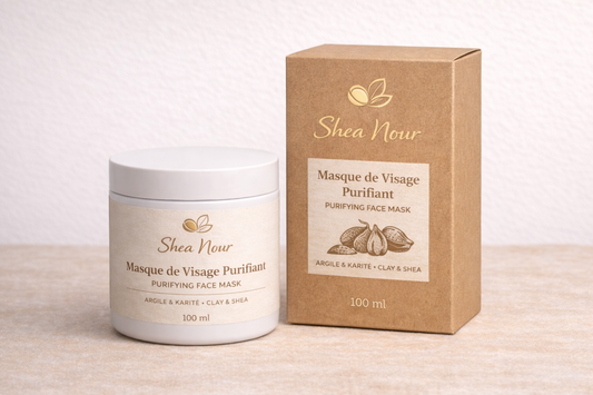 Masque Visage Purifiant — Argile & Karité | 50g